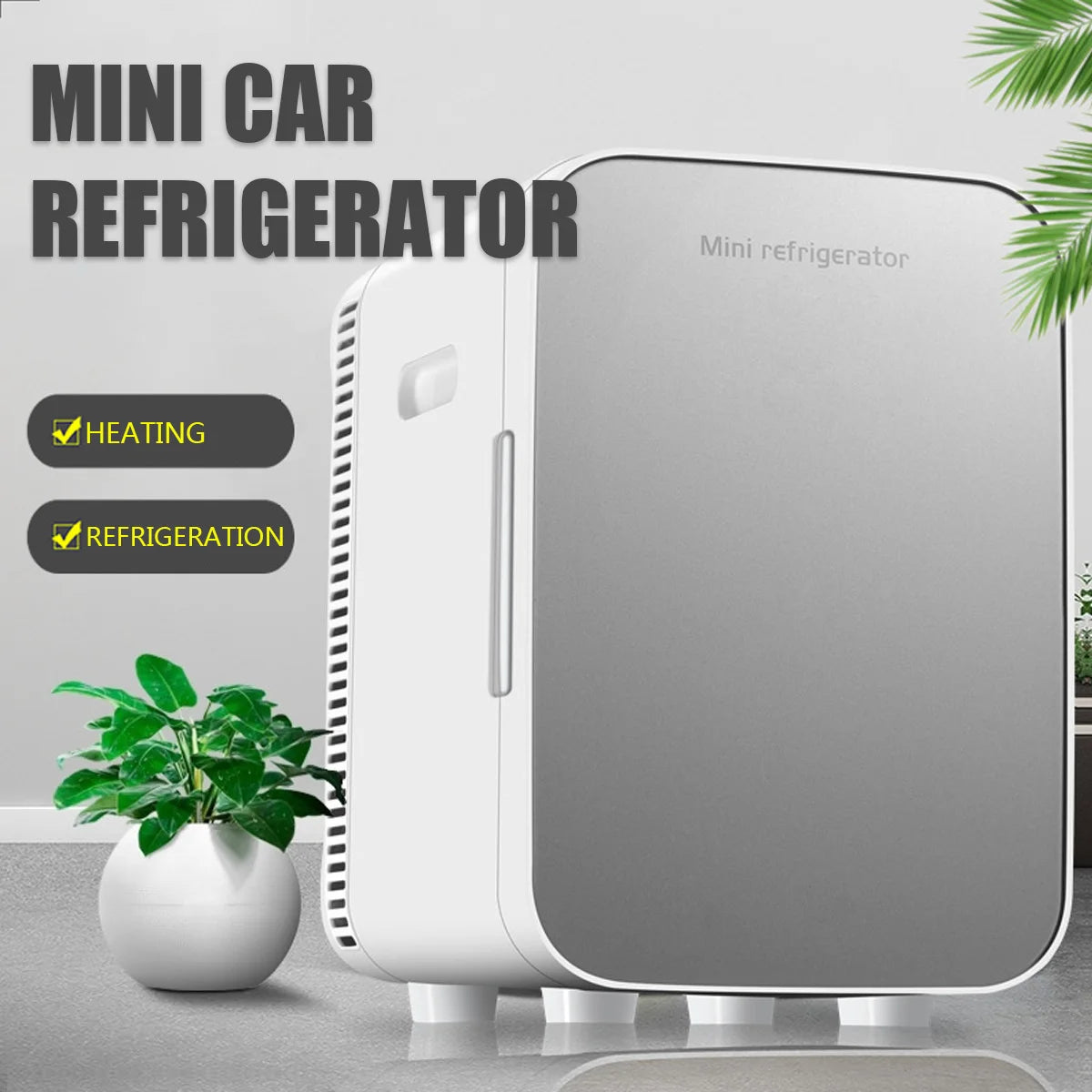 Mini Geladeira Portátil OUTMIX 15L – Refrigeração e Aquecimento para Carro e Casa | Bivolt DC 12-24V / AC 220V