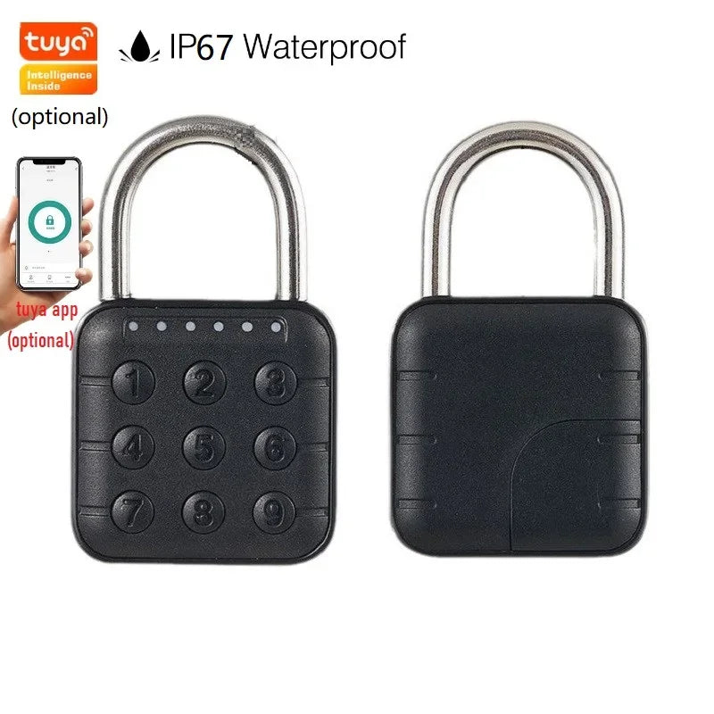 Fechadura Digital Inteligente EGFirtor Tuya – Biometria, Senha e App | Smart Lock à Prova D’Água IP67 para Portas de Madeira, Vidro, Aço ou Armários