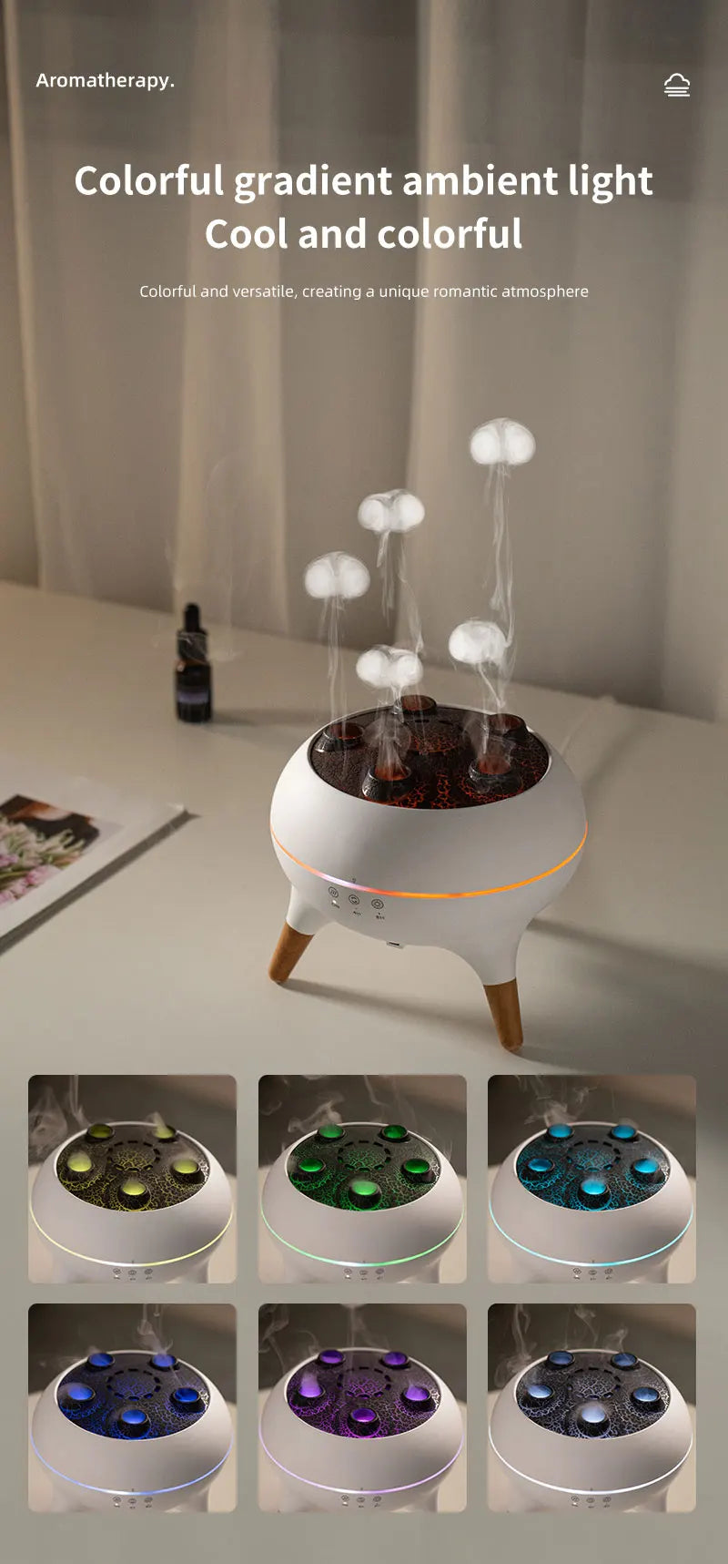 Umidificador de Chama Multi Spray – Aromaterapia e Elegância!