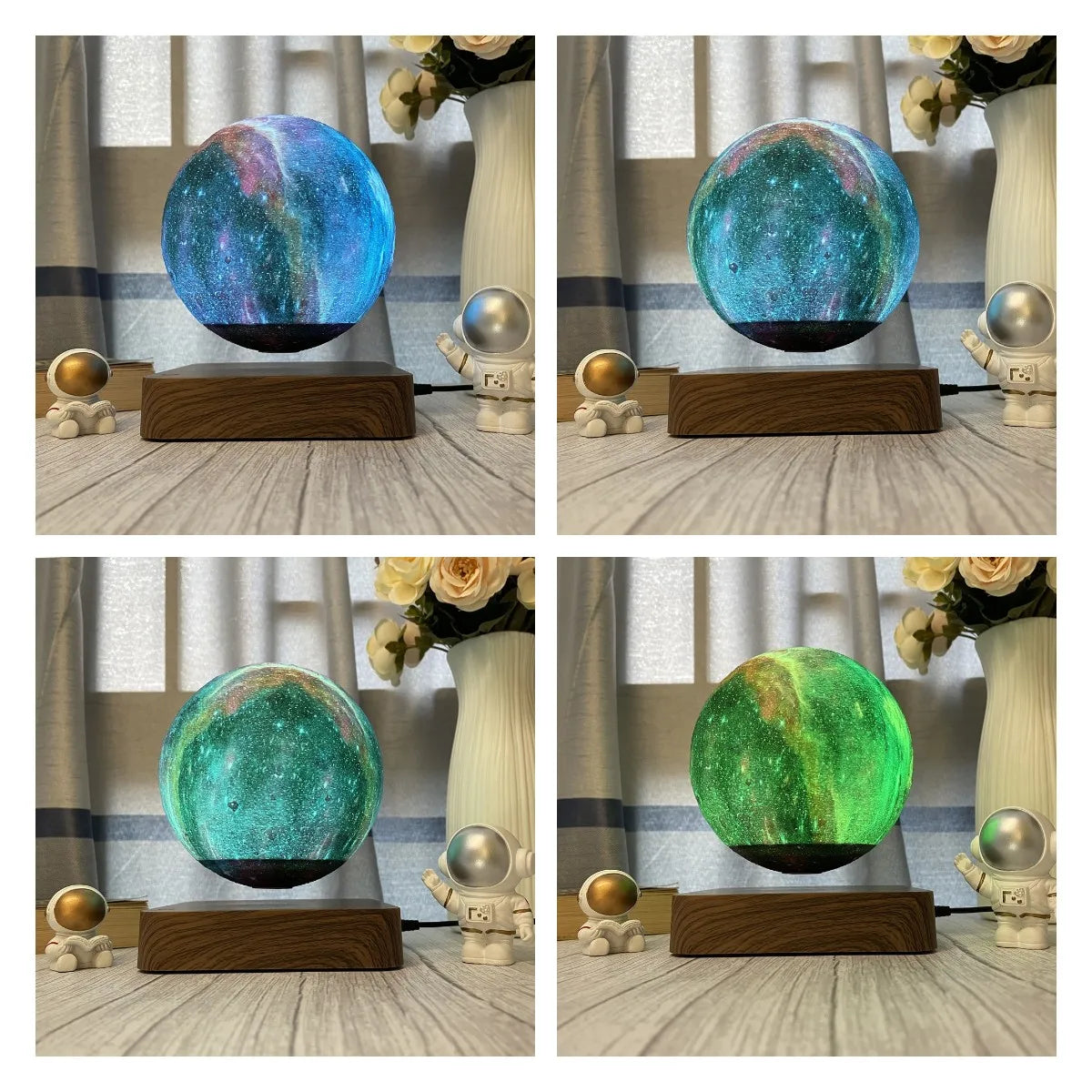 16-Color Floating Light Maglev Light – Iluminação Moderna com Tecnologia de Suspensão Magnética