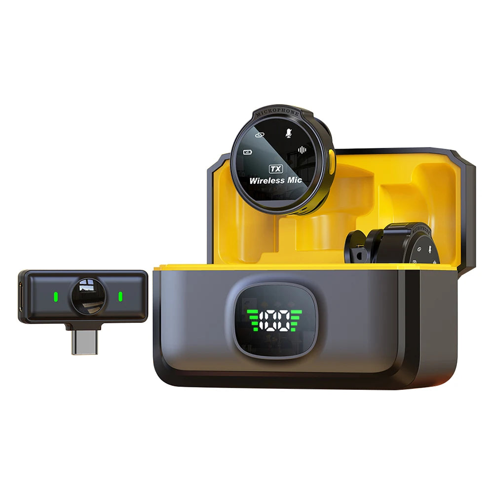 Microfone Lavalier Xiaomi Wireless – Som Claro e Sem Fios