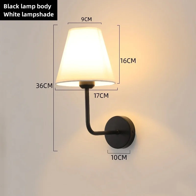 Luminária de Parede LED Americana E27 - Estilo Retrô para Quarto, Corredor e Banheiro
