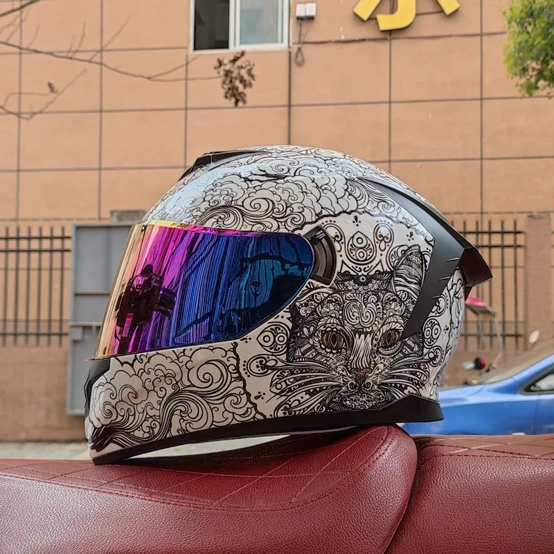 Capacete Modular Full Face ORZ – Segurança e Conforto para Motos e Scooters | Certificação DOT