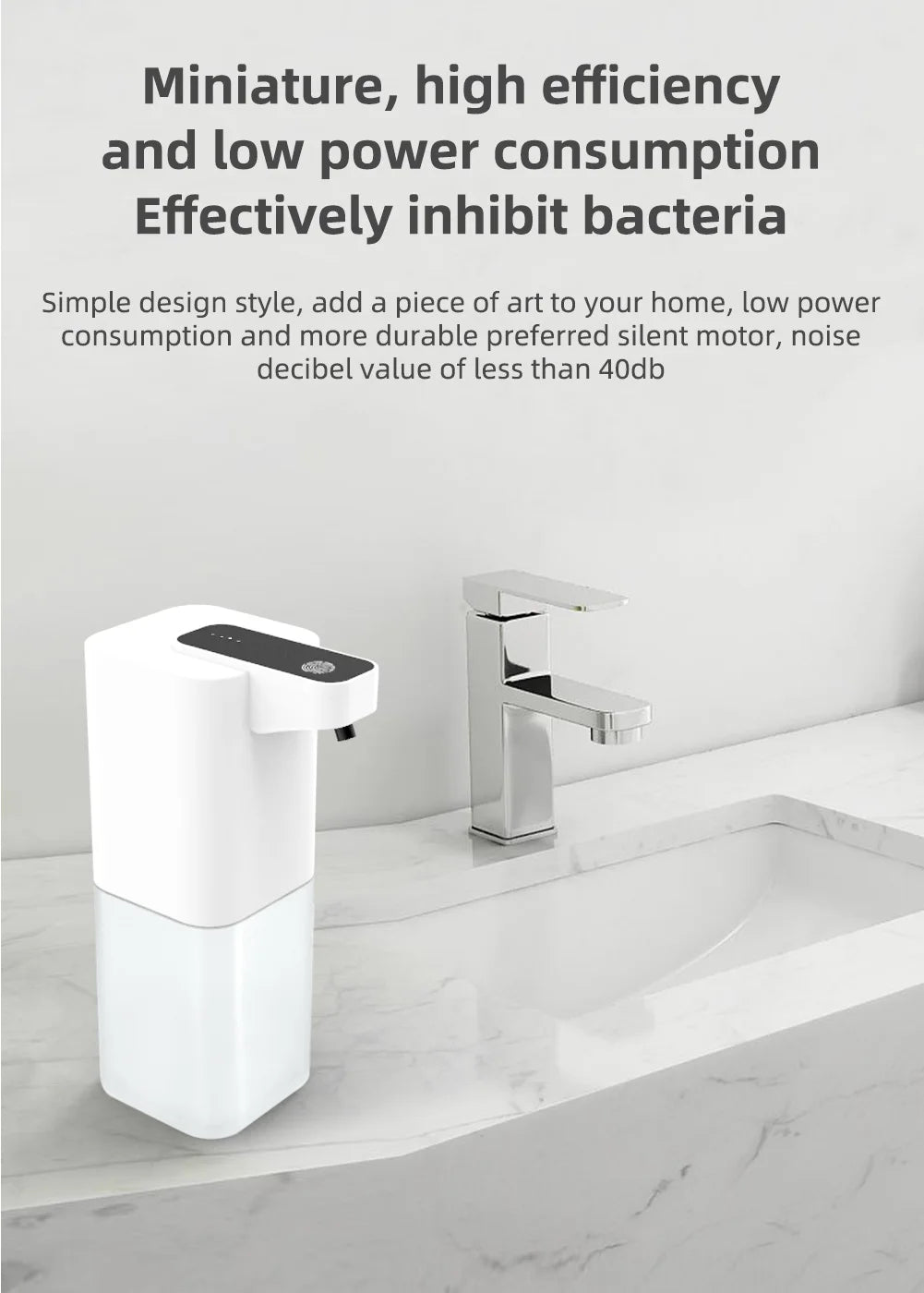 Dispensador Automático de Sabão Espuma – Tecnologia de Sensor Infravermelho!