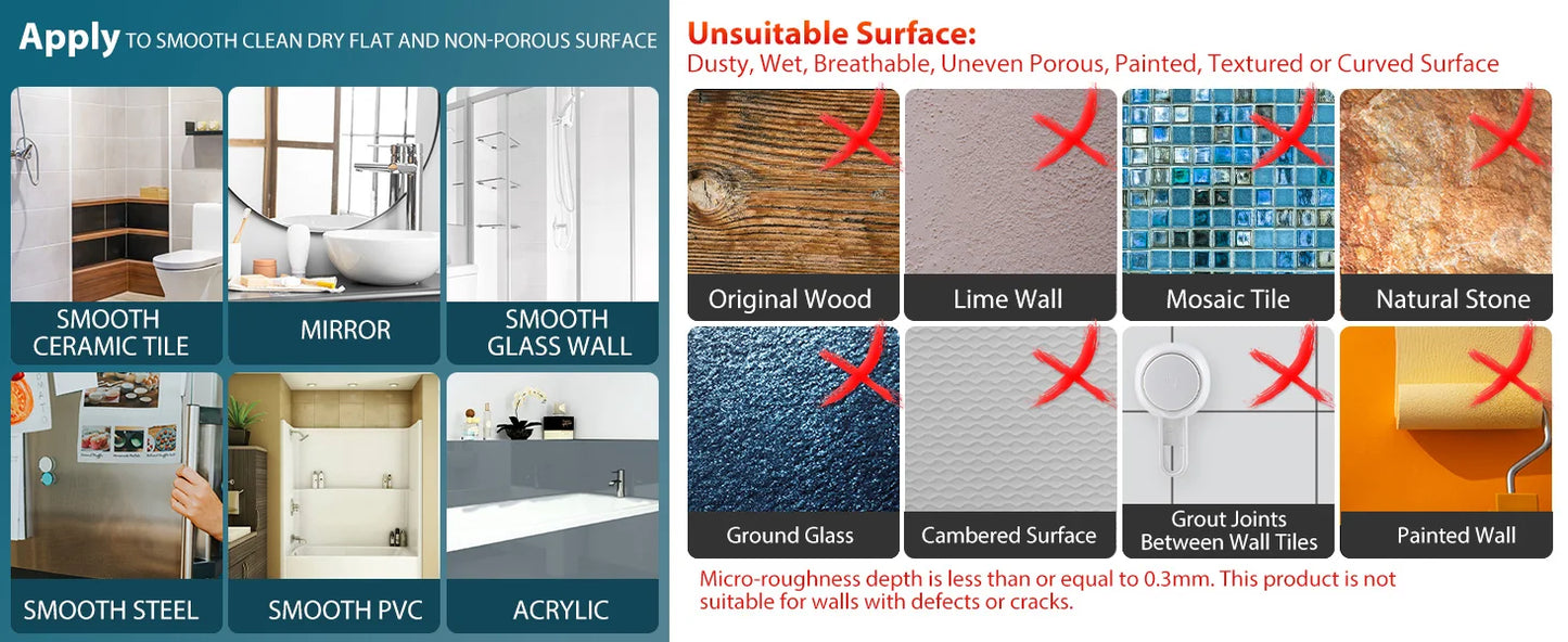 Espelho Antifog TAILI para Banheiro – Ideal para Barbear no Chuveiro!