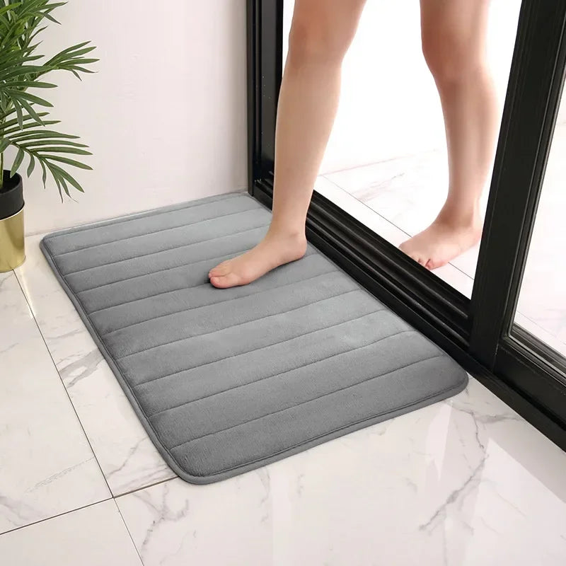 Tapete de Banho Super Absorvente – Conforto e Segurança para Seu Banheiro!