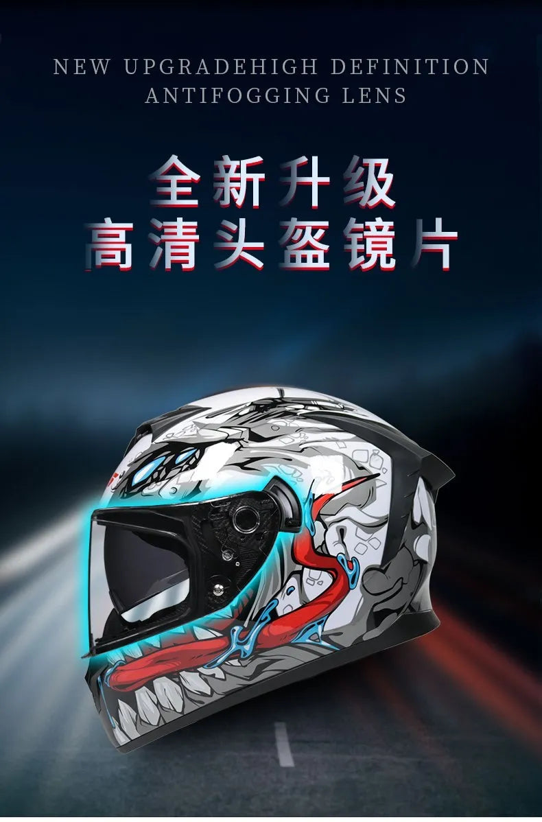 Capacete Modular Full Face ORZ – Segurança e Conforto para Motos e Scooters | Certificação DOT