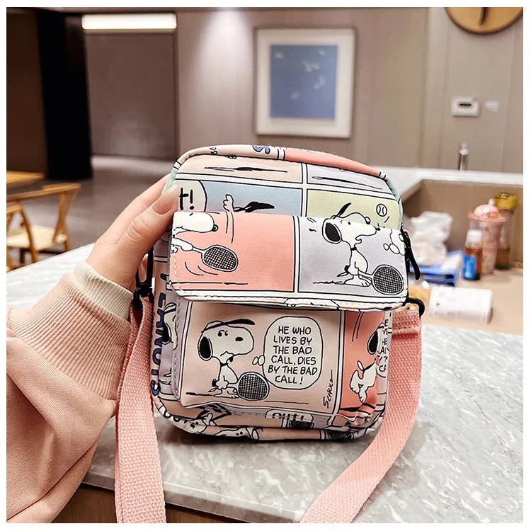 Bolsa de Ombro Cartoon Corner Creature Snoop - Estilo Descomplicado para Mulheres