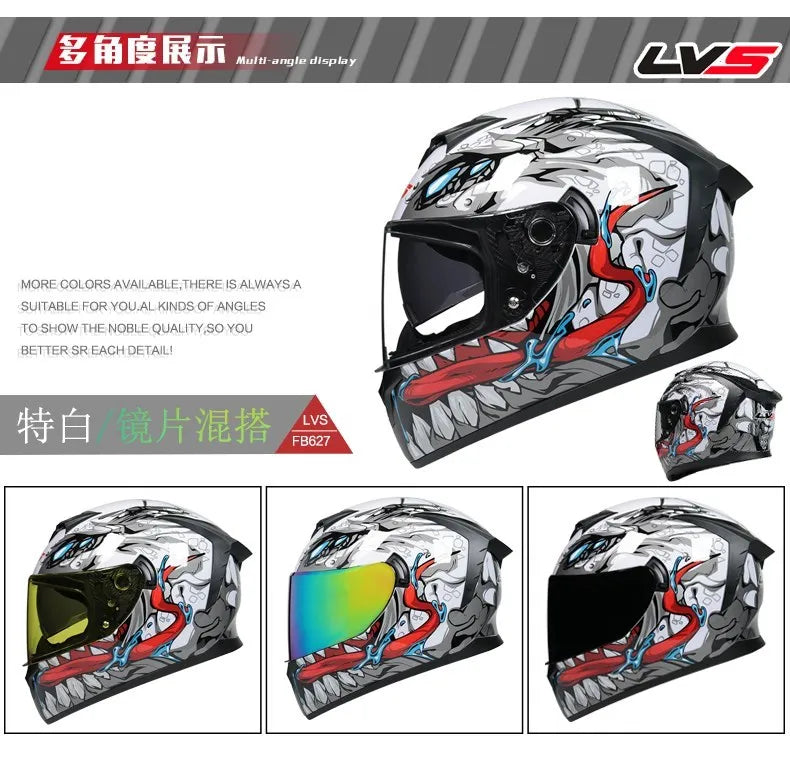 Capacete Modular Full Face ORZ – Segurança e Conforto para Motos e Scooters | Certificação DOT