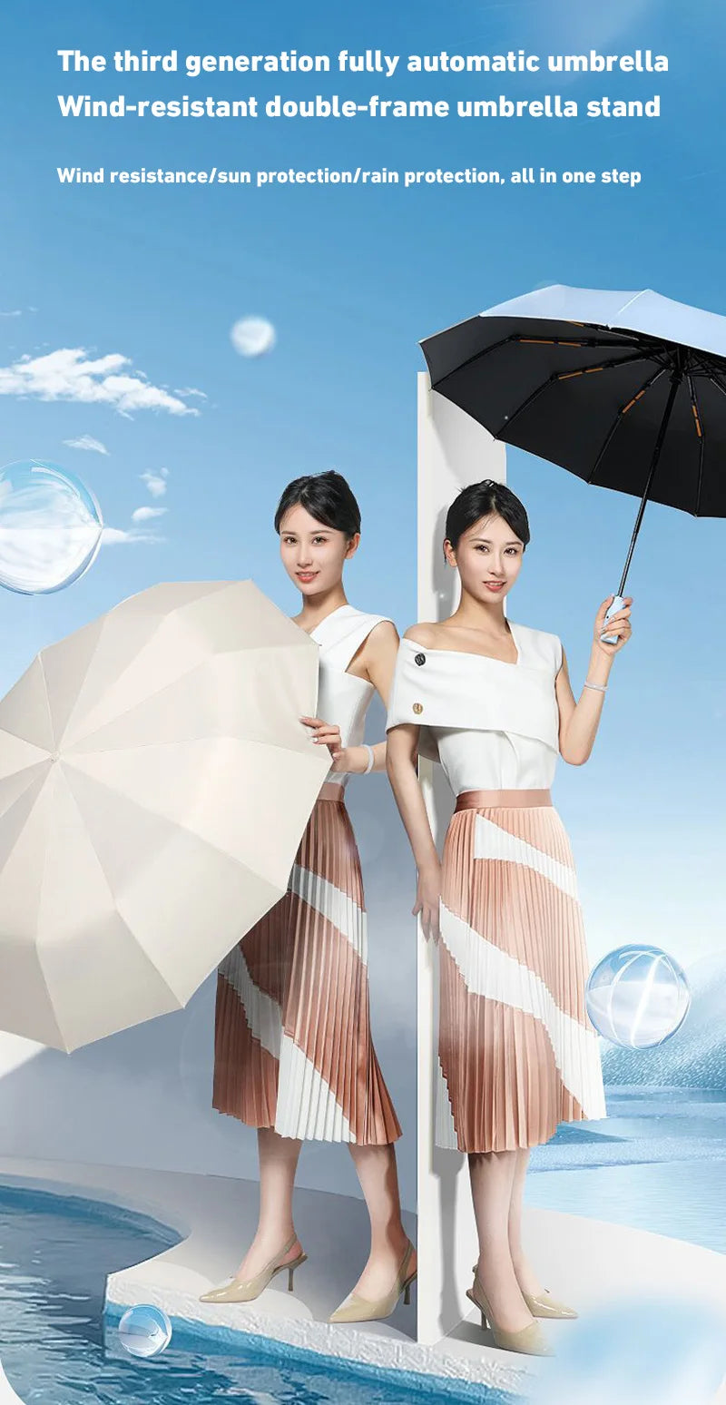 Xiaomi Guarda-Chuva Automático 24 Varetas – Grande, Resistente, Proteção UV e Design Premium