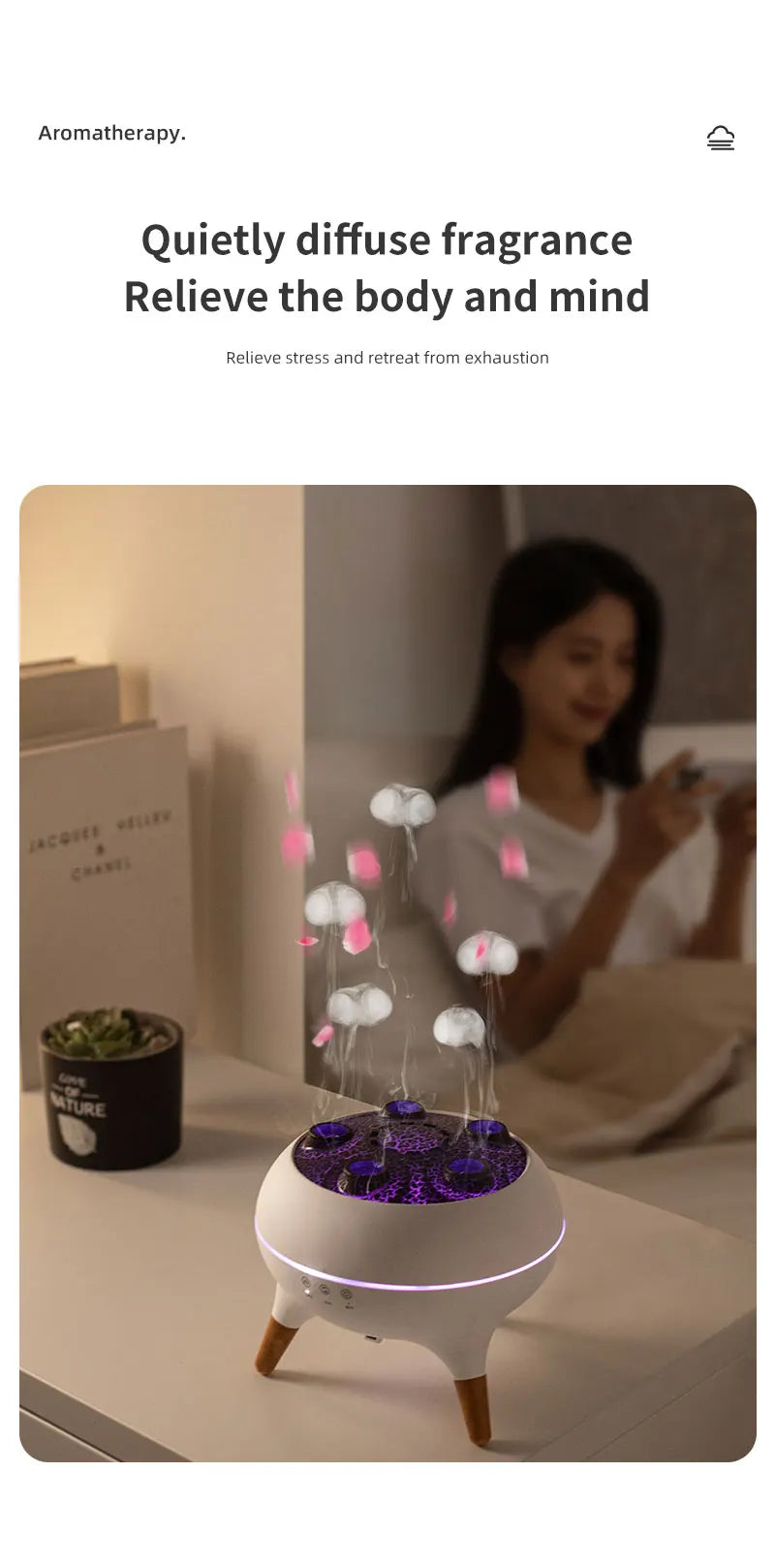 Umidificador de Chama Multi Spray – Aromaterapia e Elegância!