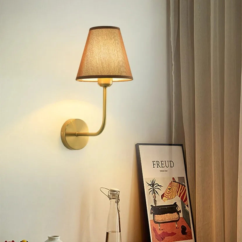 Luminária de Parede LED Americana E27 - Estilo Retrô para Quarto, Corredor e Banheiro
