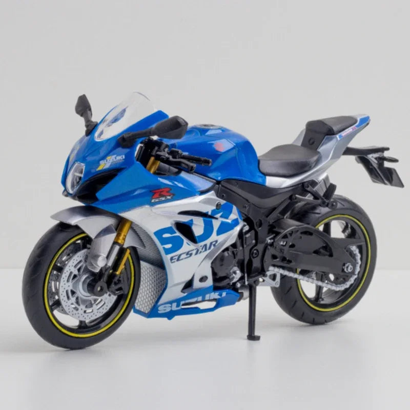 1:12 Suzuki GSX-R1000R Aprilia RSV4 Alloy Racing Motorcycle Model Diecast Street Cross-Country Motorcycle Model High Simulation