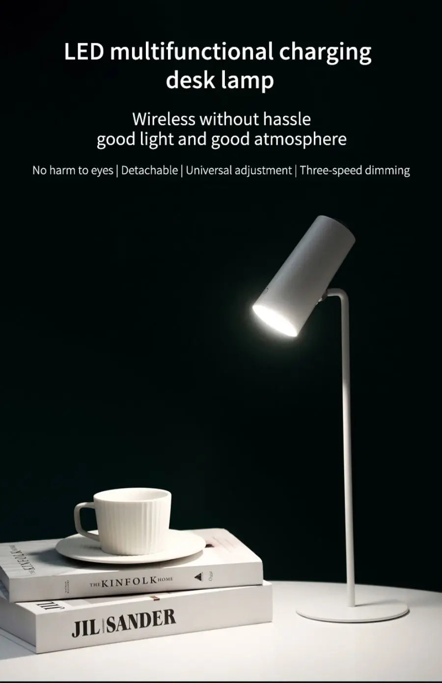 Luminária de Mesa LED – Iluminação Inteligente para Seus Estudos!