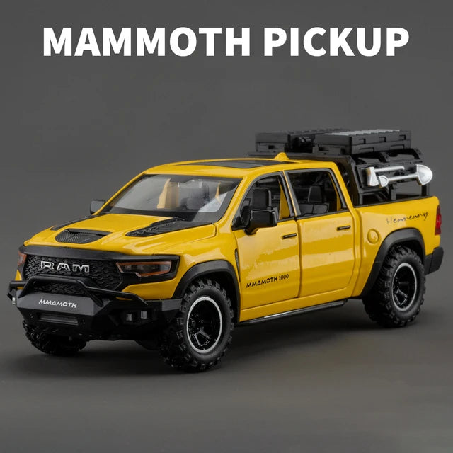 🏁 Miniatura Dodge RAM 1000 TRX Mammoth 1:32 Maisto – Modelo Colecionável com Luz e Som (Diecast)