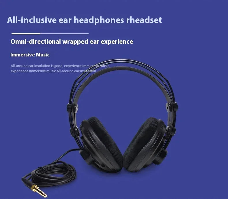 SAMSON SR850 Headphones – Fones de Ouvido Semi-Fechados Profissionais para Gravações