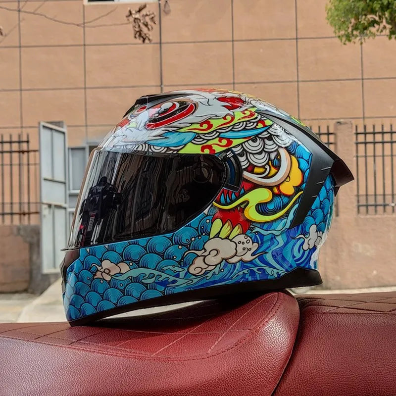 Capacete Modular Full Face ORZ – Segurança e Conforto para Motos e Scooters | Certificação DOT