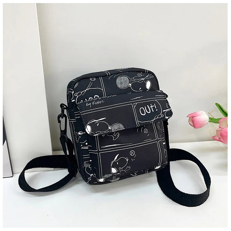 Bolsa de Ombro Cartoon Corner Creature Snoop - Estilo Descomplicado para Mulheres