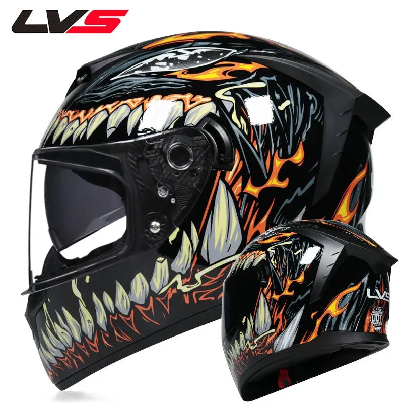 Capacete Modular Full Face ORZ – Segurança e Conforto para Motos e Scooters | Certificação DOT