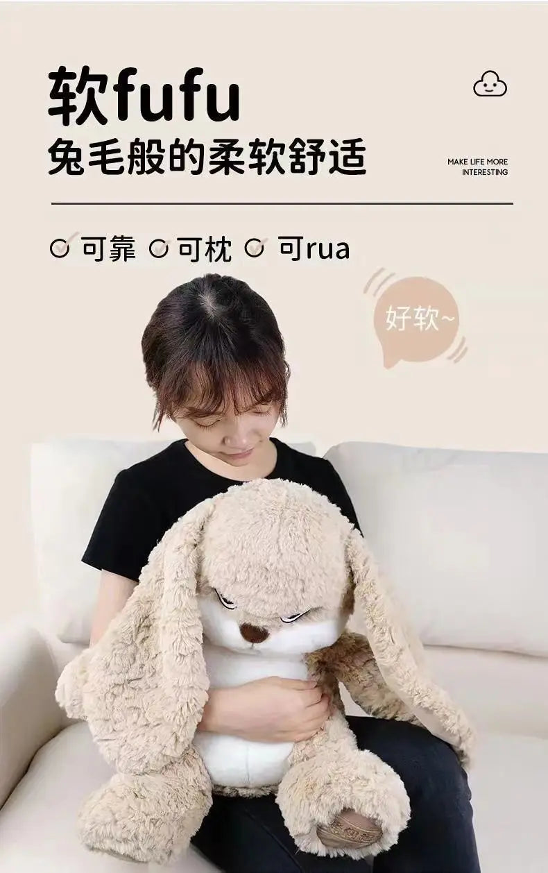 Grande Coelho de Pelúcia – Um Amigo Fofo para Sua Decoração e Presentes!