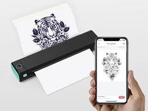 Impressora de Transferência Térmica para Tatuagem Phomemo M08F