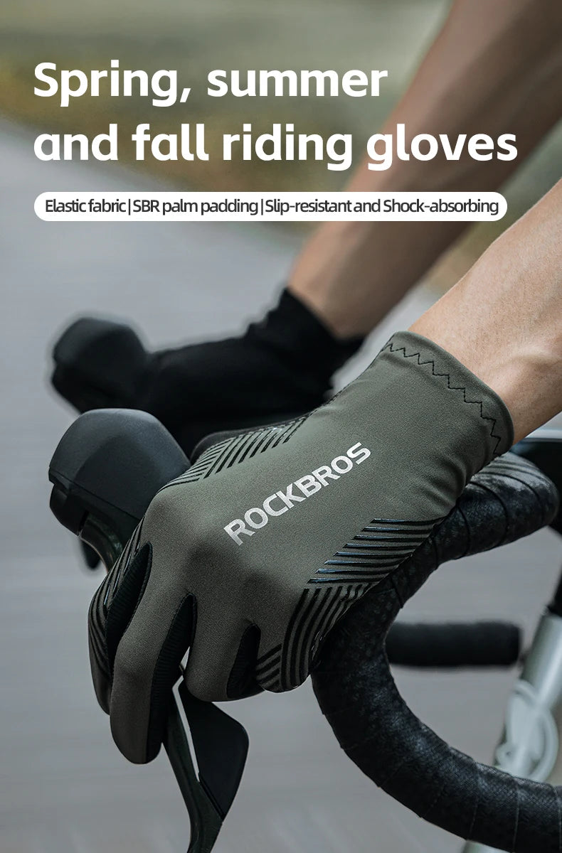 ROCKBROS Luvas de Ciclismo – Proteção, Conforto e Controle!