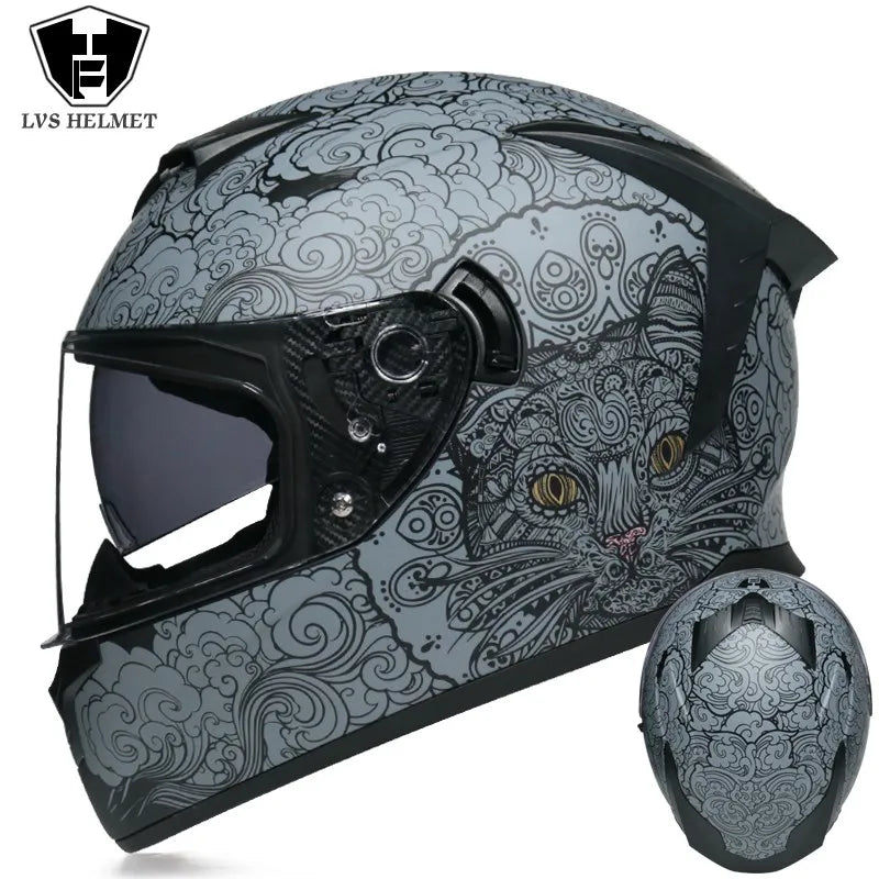 Capacete Modular Full Face ORZ – Segurança e Conforto para Motos e Scooters | Certificação DOT
