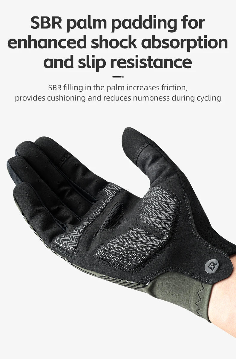 ROCKBROS Luvas de Ciclismo – Proteção, Conforto e Controle!