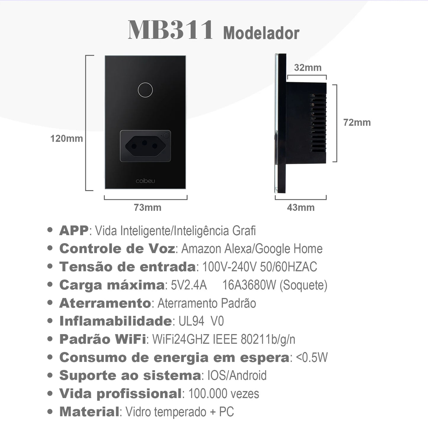 Alexa Tuya Touch Switch – Automação Residencial Inteligente!