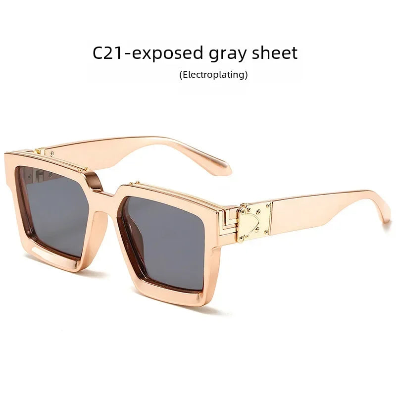 Óculos de Sol Square Fashion – Estilo Milionário!