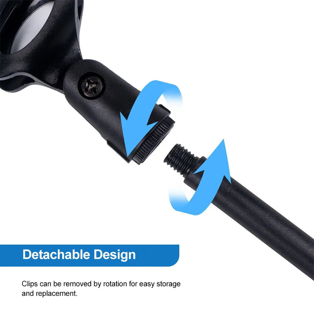 Suporte de Microfone Ajustável – Tripé Portátil para Mesa | Compacto e Leve!