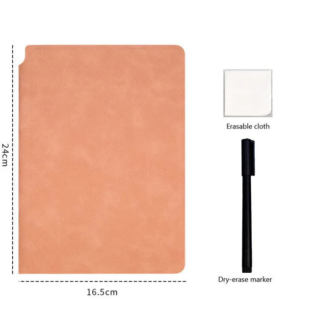 A5 Reusable Whiteboard Notebook – Planeje Seu Dia de Forma Eficiente!