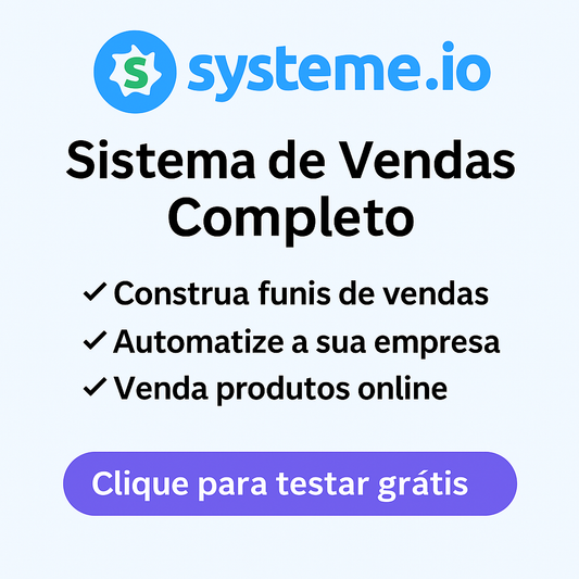 Systeme.io – Sistema de Vendas Completo com 1 Clique