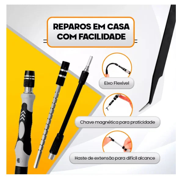 Kit de Ferramentas 115 – Mini Chaves de Precisão