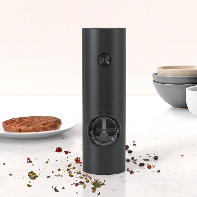 Moedor Elétrico de Sal e Pimenta – Ajustável e Automático