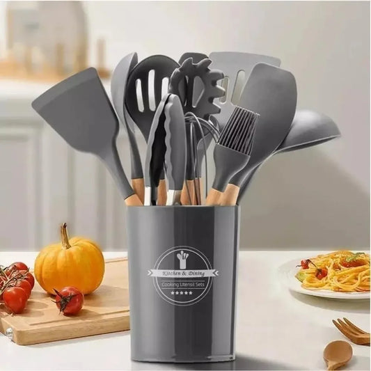 Jogo de Cozinha Kit C/12 Peças de Silicone