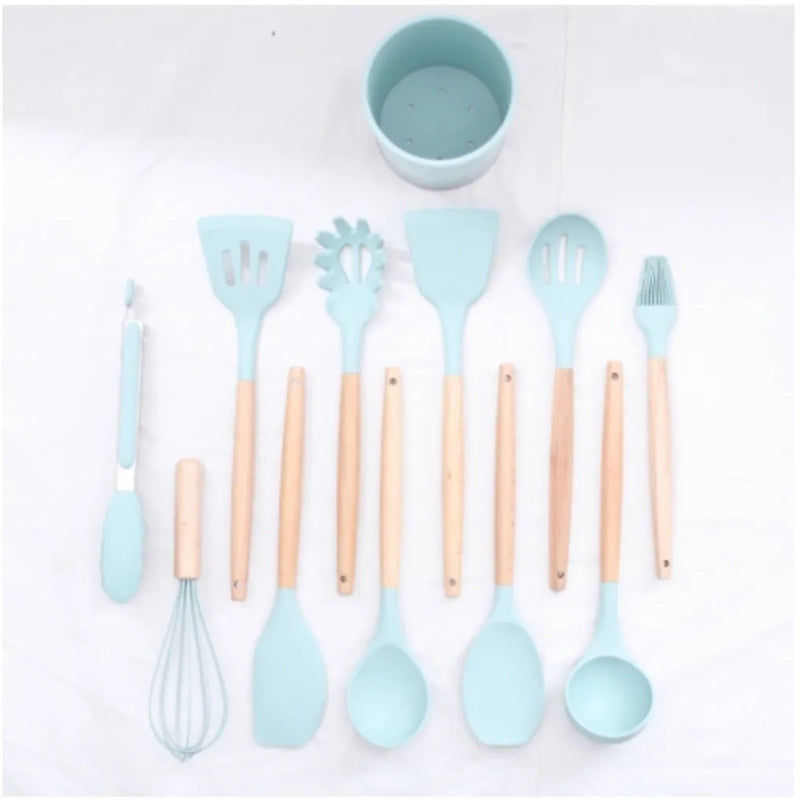 Jogo de Cozinha Kit C/12 Peças de Silicone