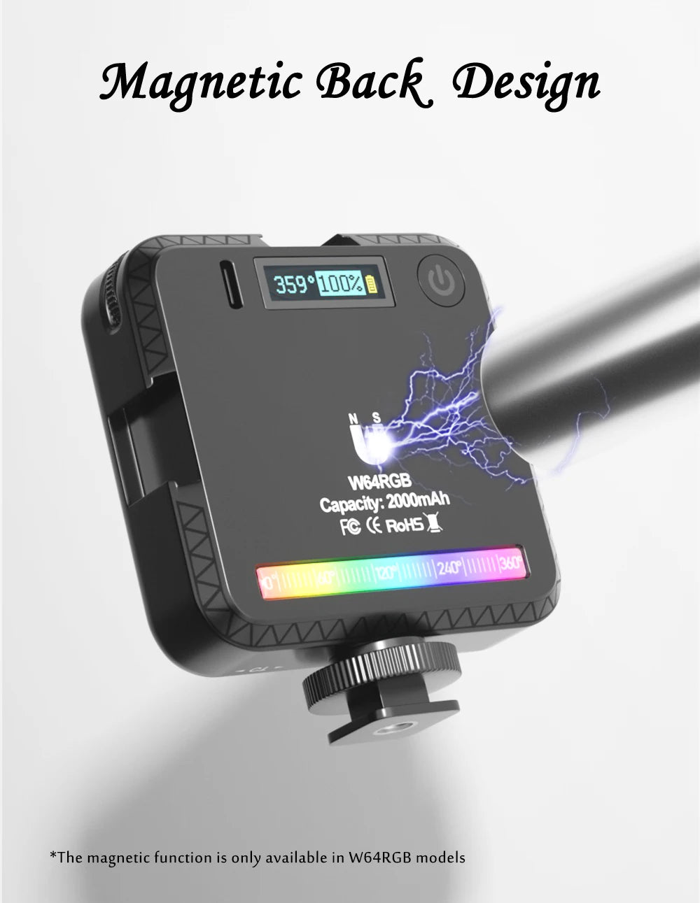 SH RGB LED Video Panel - Iluminação Profissional para Criadores de Conteúdo