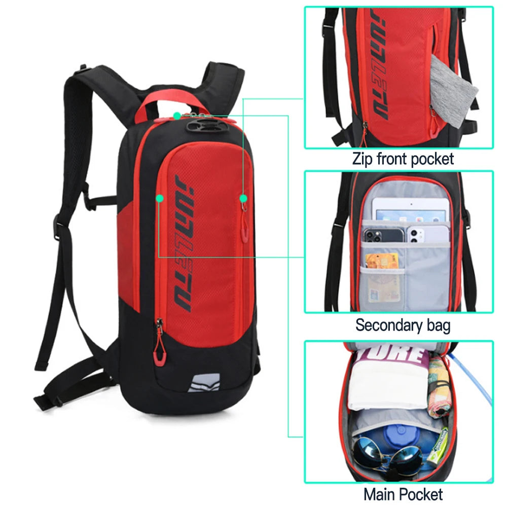 Mochila Esportiva 10L OKHEALING – Leve, Impermeável e Refletiva para Ciclismo e Corrida