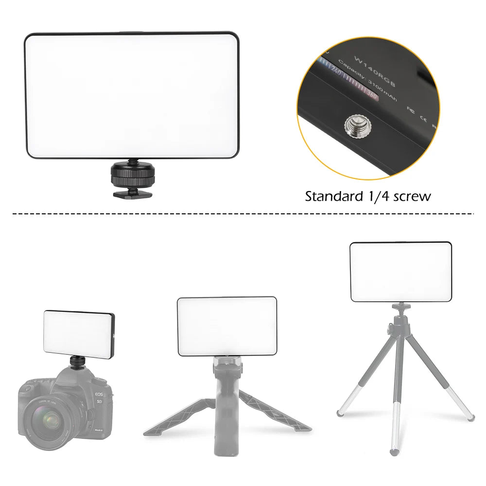 SH RGB LED Video Panel - Iluminação Profissional para Criadores de Conteúdo