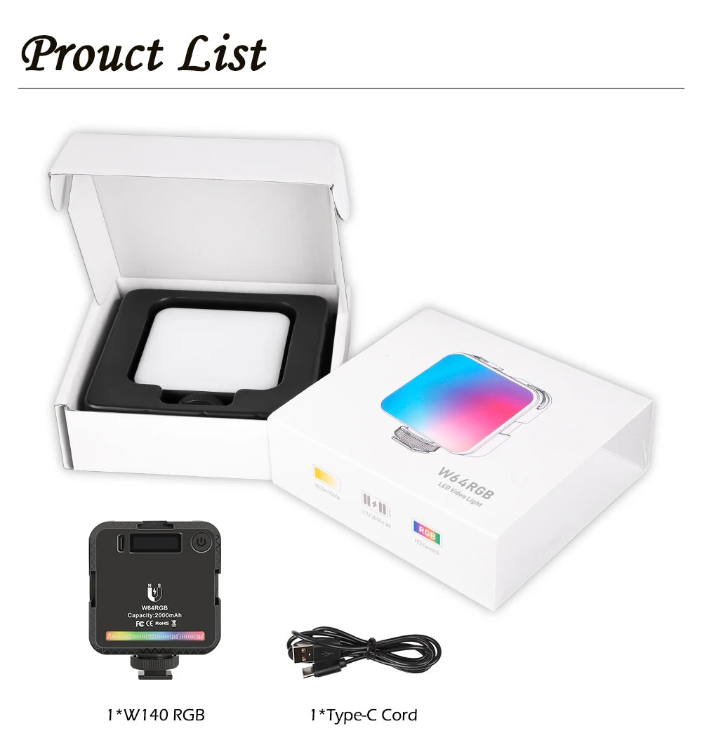SH RGB LED Video Panel - Iluminação Profissional para Criadores de Conteúdo