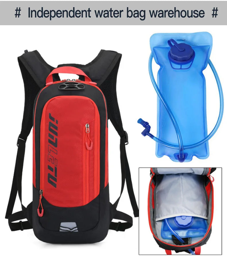 Mochila Esportiva 10L OKHEALING – Leve, Impermeável e Refletiva para Ciclismo e Corrida