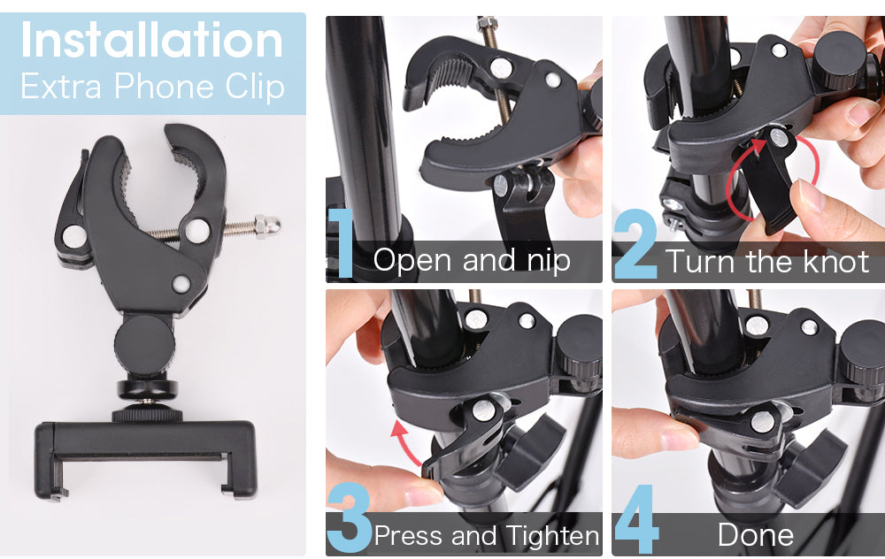 Ring Light LED Lamp com Tripé – Iluminação Profissional para Fotos e Vídeos