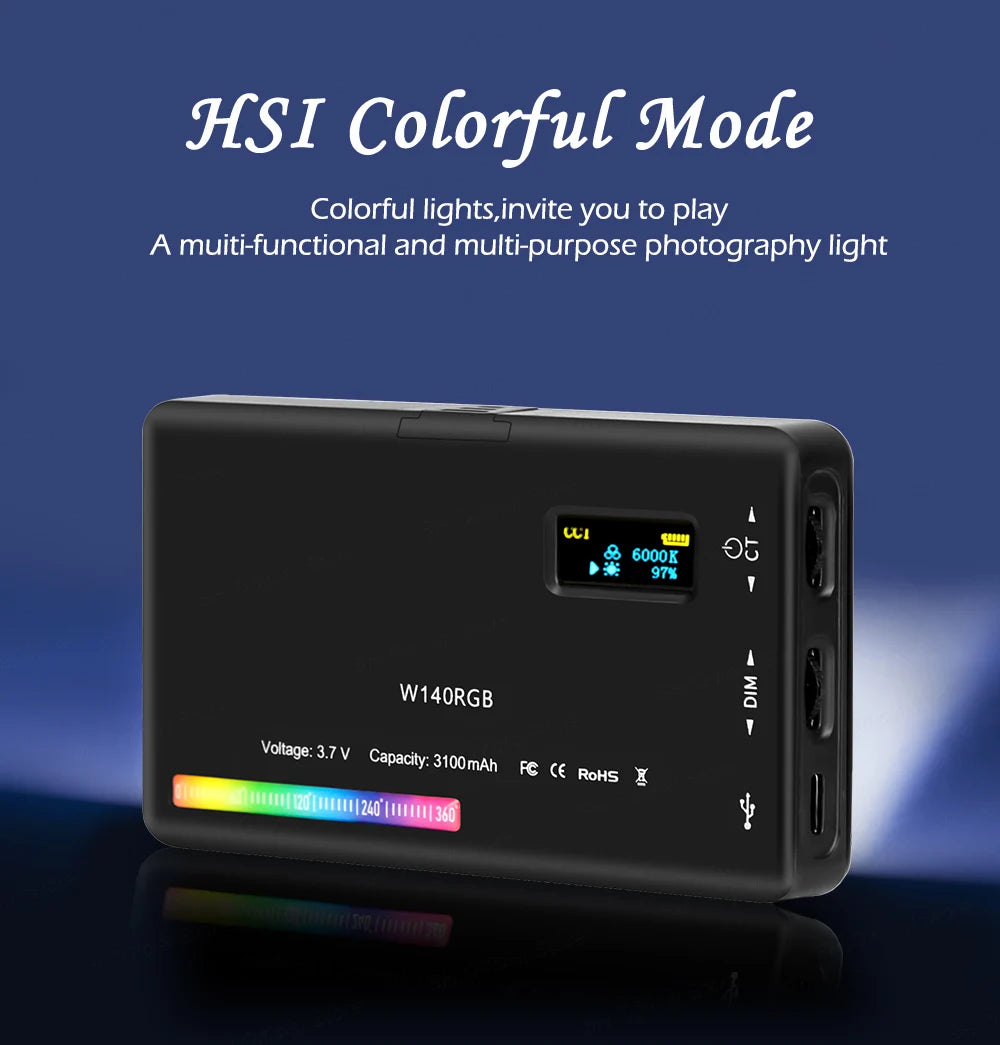 SH RGB LED Video Panel - Iluminação Profissional para Criadores de Conteúdo