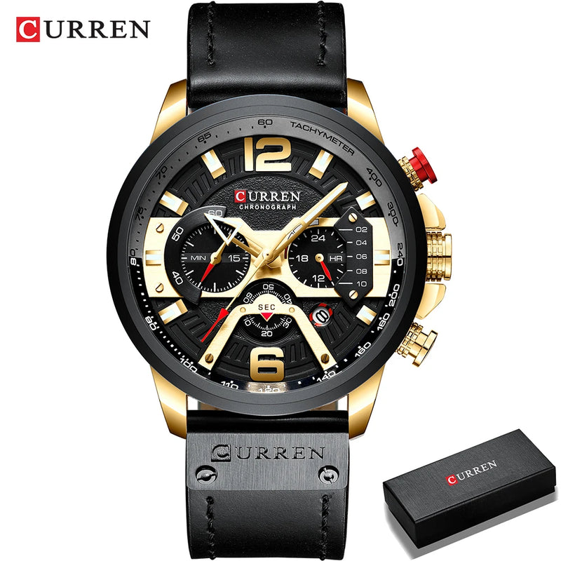 Relógio Curren Sport Chronograph – Estilo e Desempenho para o Homem Moderno