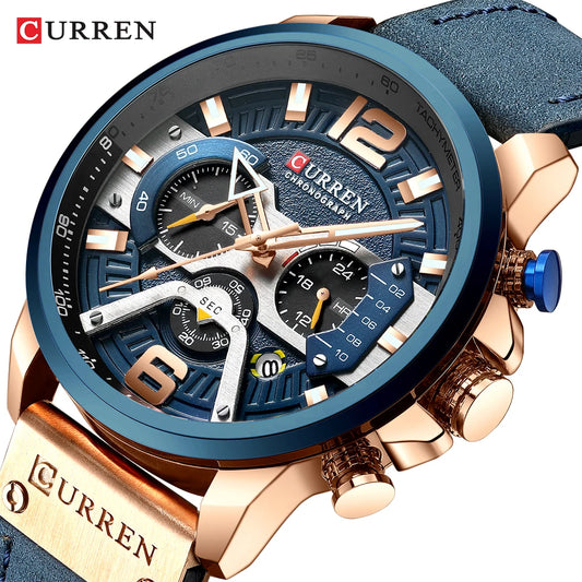 Relógio Curren Sport Chronograph – Estilo e Desempenho para o Homem Moderno