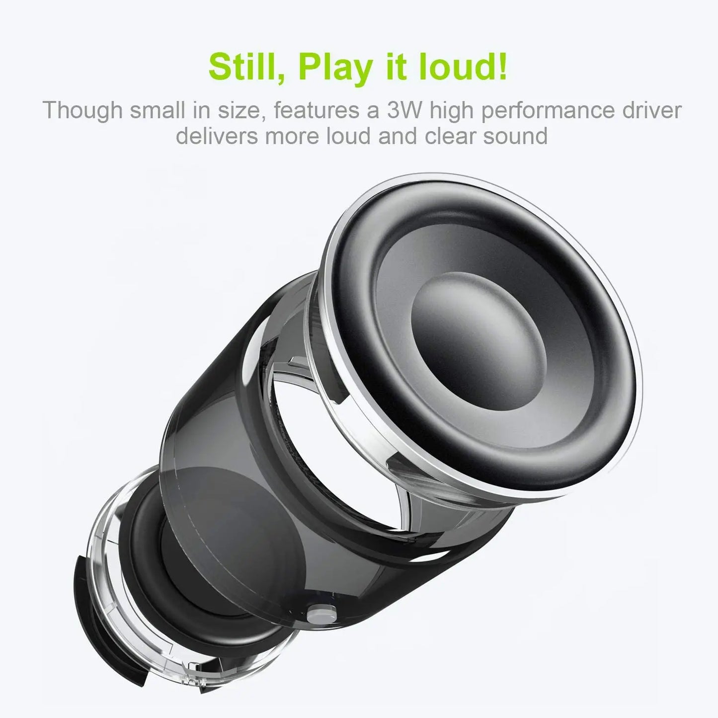 EWA A106 Pro - Mini Caixa de Som Bluetooth 5.0