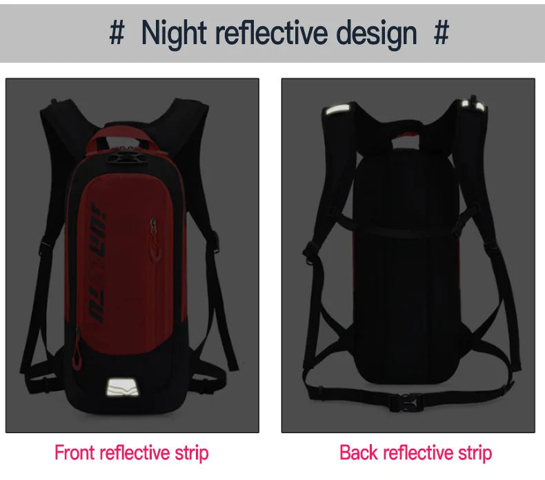 Mochila Esportiva 10L OKHEALING – Leve, Impermeável e Refletiva para Ciclismo e Corrida
