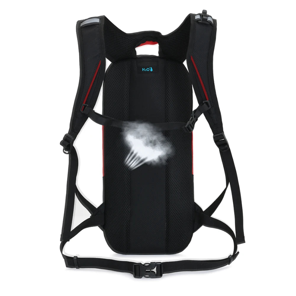 Mochila Esportiva 10L OKHEALING – Leve, Impermeável e Refletiva para Ciclismo e Corrida