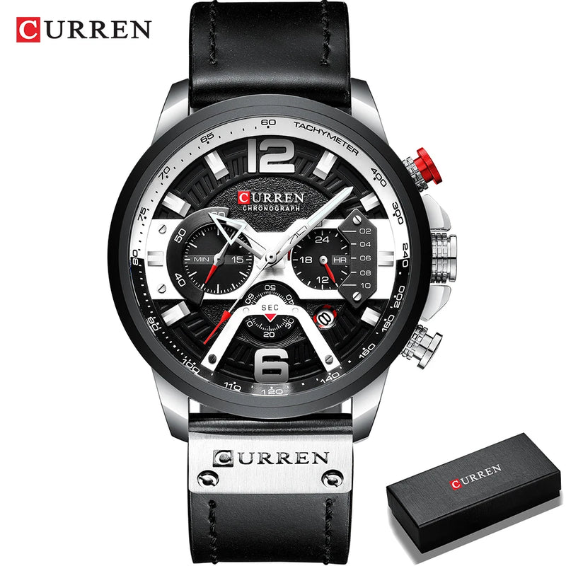 Relógio Curren Sport Chronograph – Estilo e Desempenho para o Homem Moderno